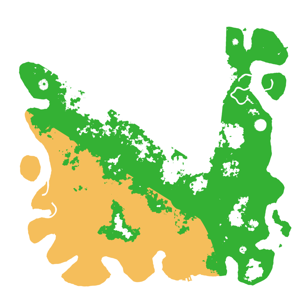 Biome Rust Map: Procedural Map, Size: 4500, Seed: 24425