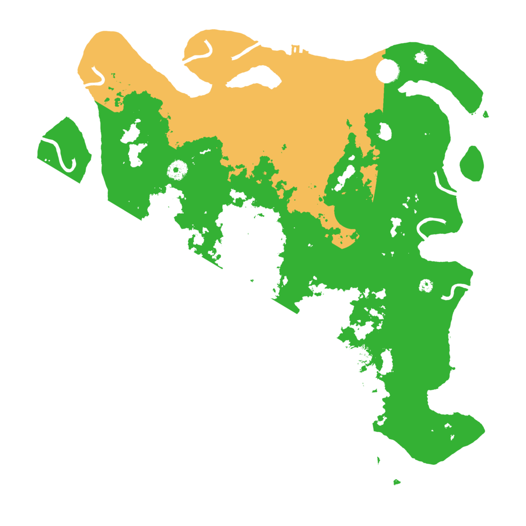 Biome Rust Map: Procedural Map, Size: 4000, Seed: 128621