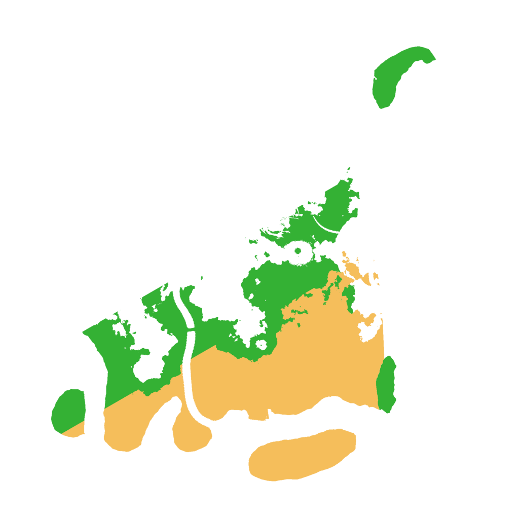 Biome Rust Map: Procedural Map, Size: 3000, Seed: 1213141516