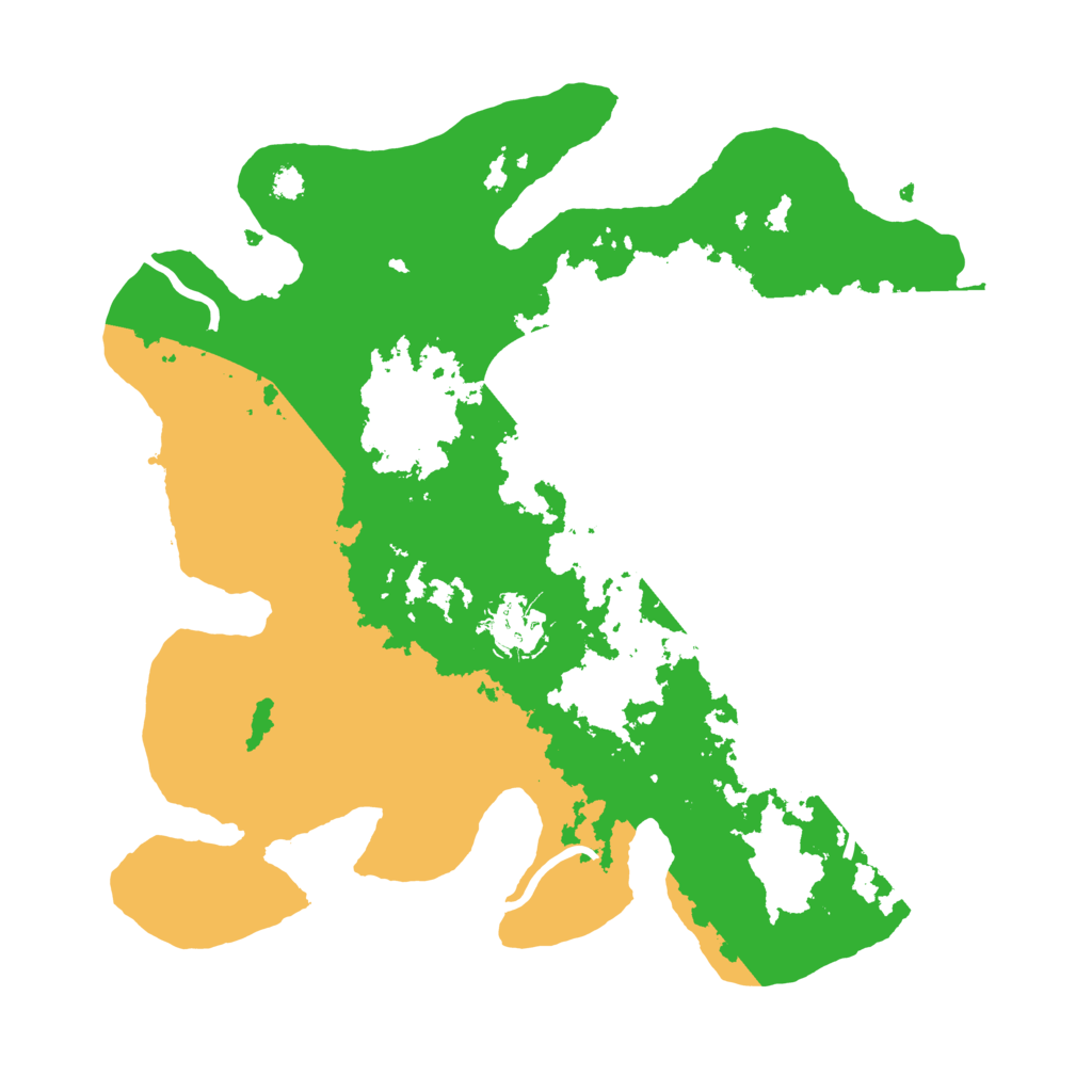 Biome Rust Map: Procedural Map, Size: 3100, Seed: 52000