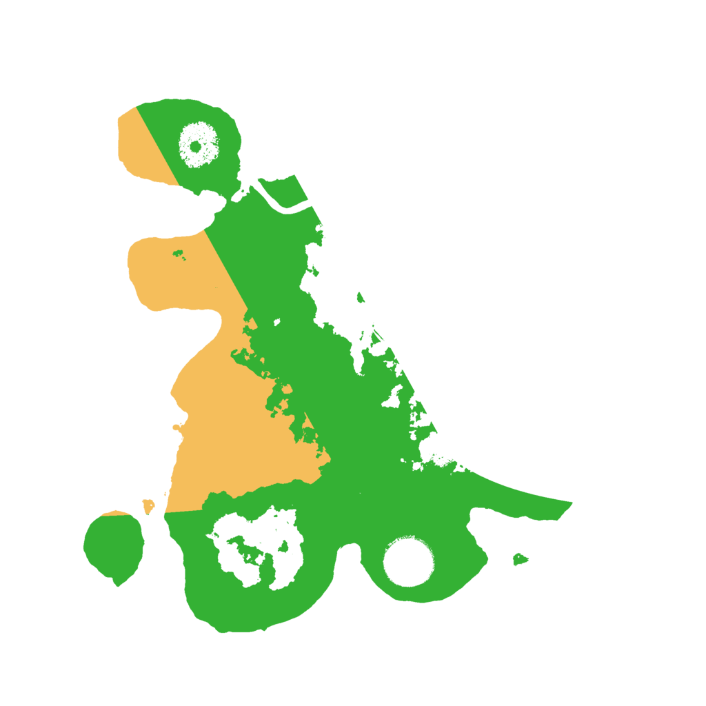 Biome Rust Map: Procedural Map, Size: 2500, Seed: 234169550