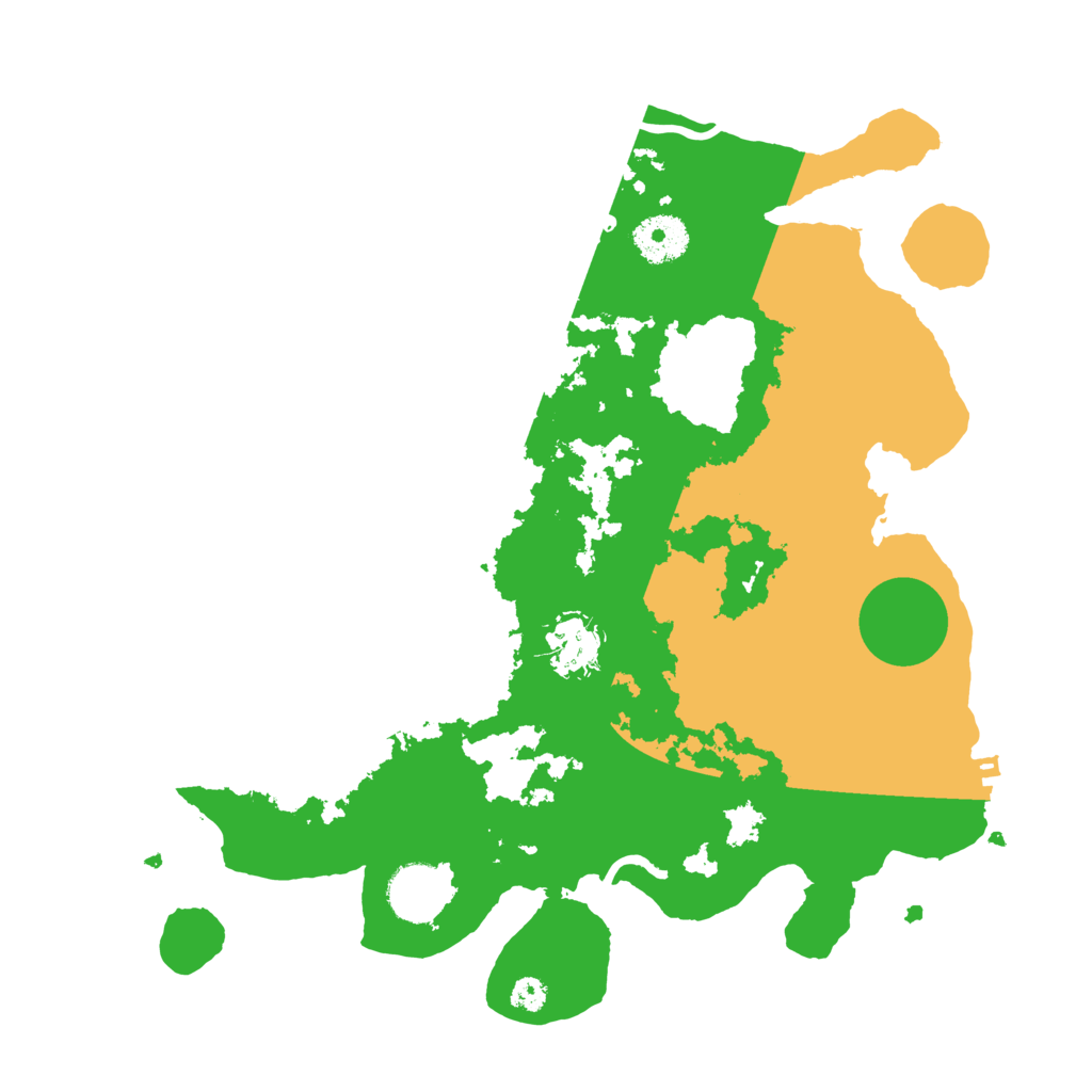 Biome Rust Map: Procedural Map, Size: 3250, Seed: 38562