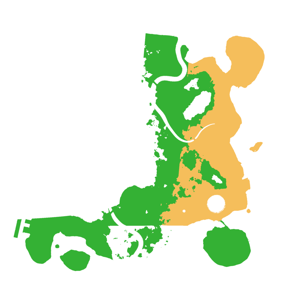 Biome Rust Map: Procedural Map, Size: 3000, Seed: 1907506855