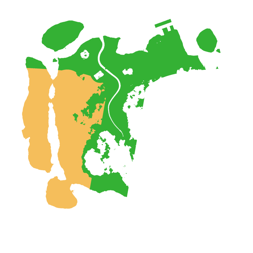 Biome Rust Map: Procedural Map, Size: 3000, Seed: 9265
