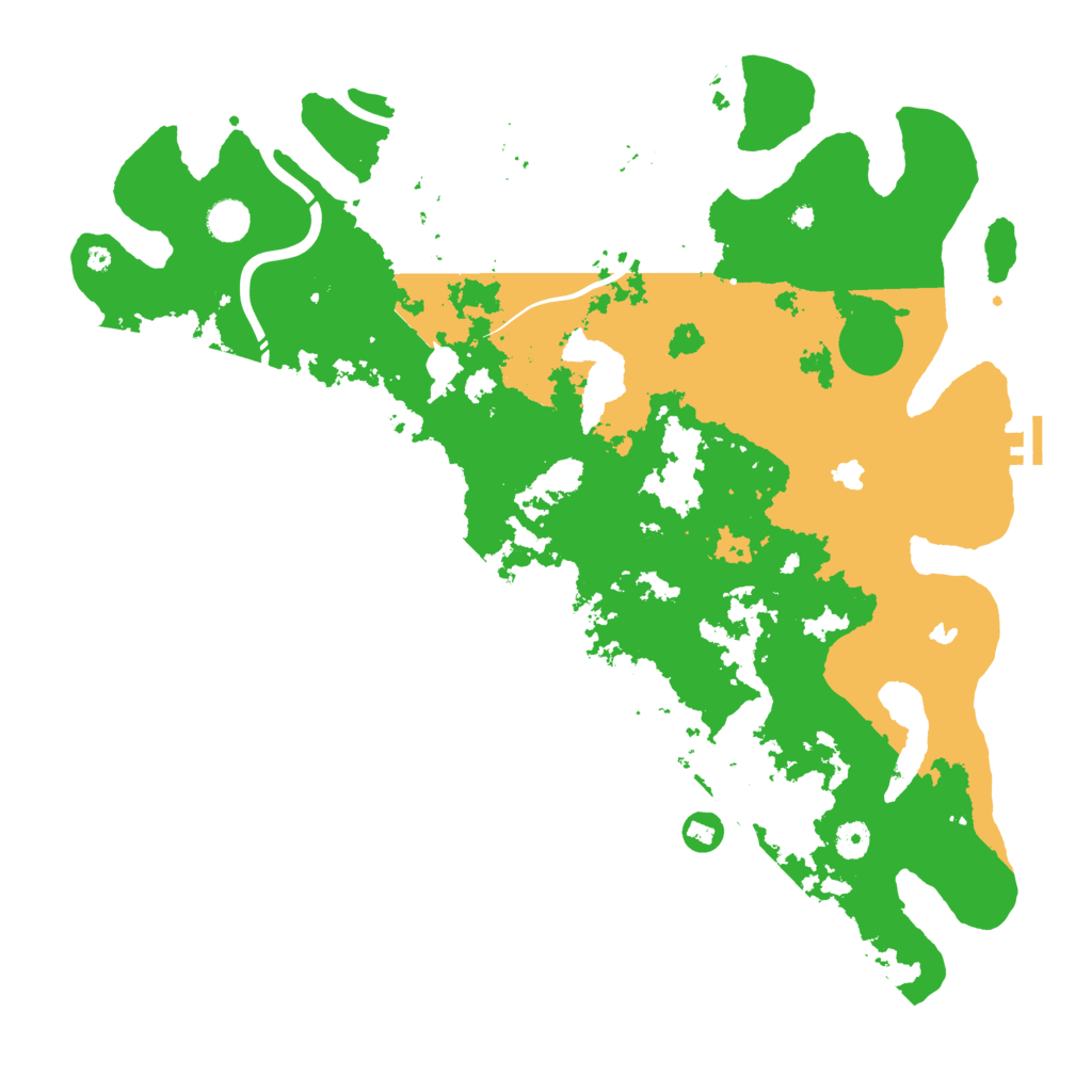 Biome Rust Map: Procedural Map, Size: 4500, Seed: 70722
