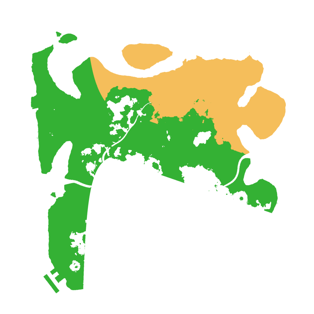 Biome Rust Map: Procedural Map, Size: 3000, Seed: 1978