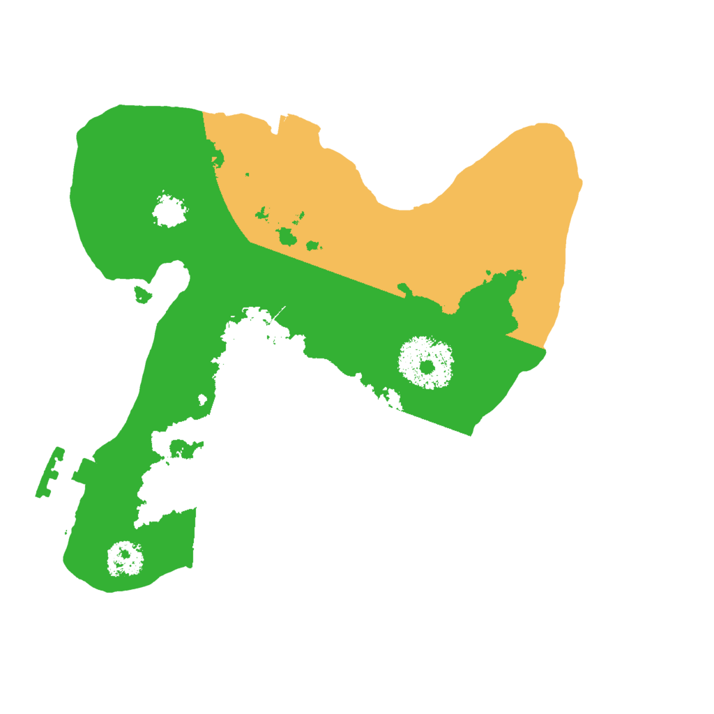 Biome Rust Map: Procedural Map, Size: 2000, Seed: 313730478