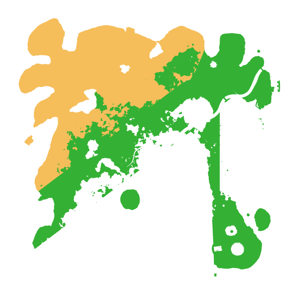 Biome Rust Map: Procedural Map, Size: 4000, Seed: 518506