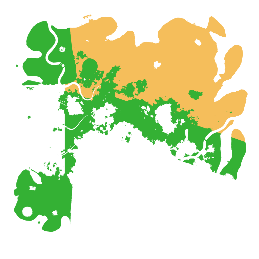 Biome Rust Map: Procedural Map, Size: 4500, Seed: 9594
