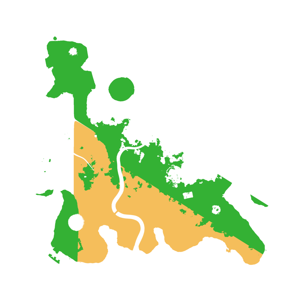 Biome Rust Map: Procedural Map, Size: 3300, Seed: 99