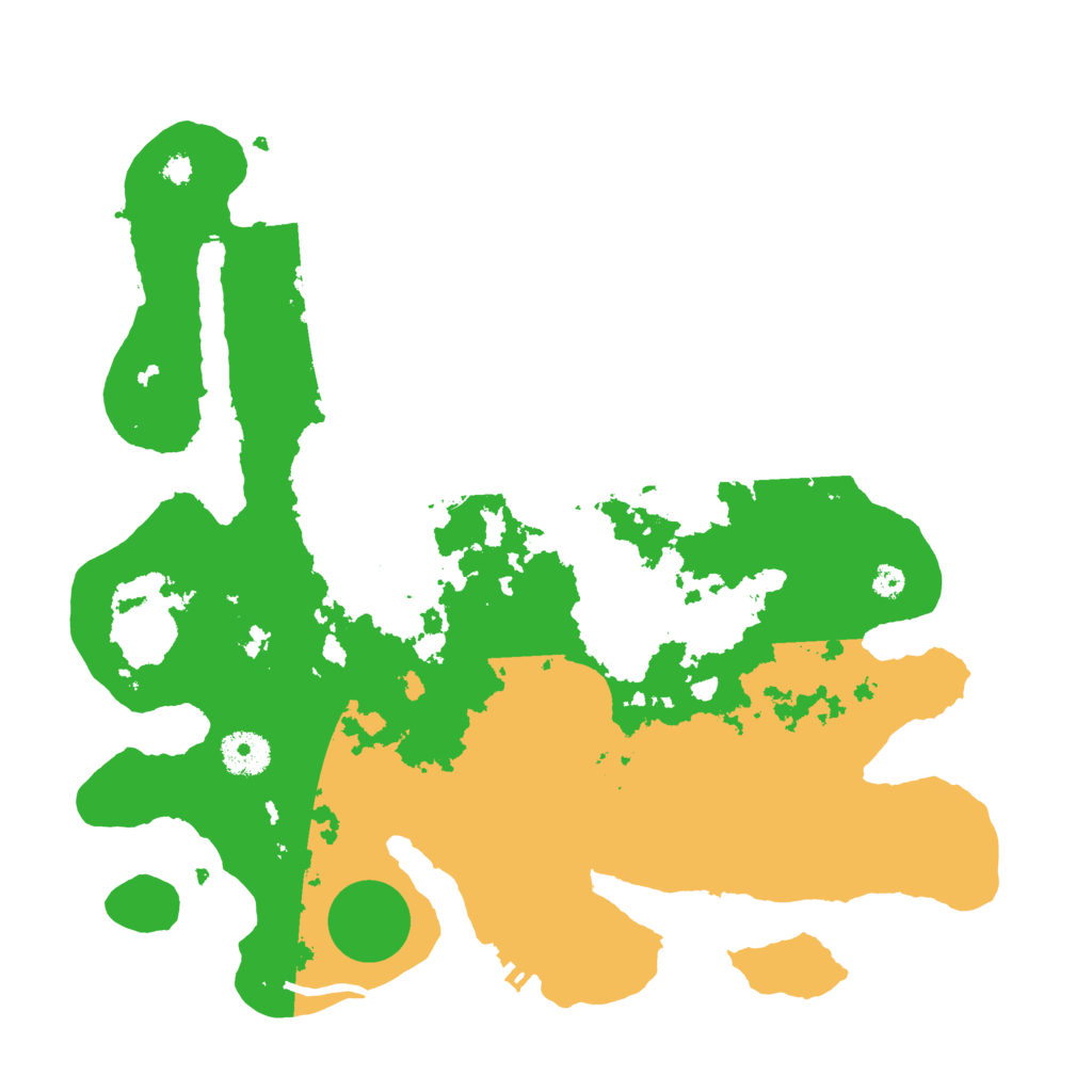 Biome Rust Map: Procedural Map, Size: 3500, Seed: 2022070909