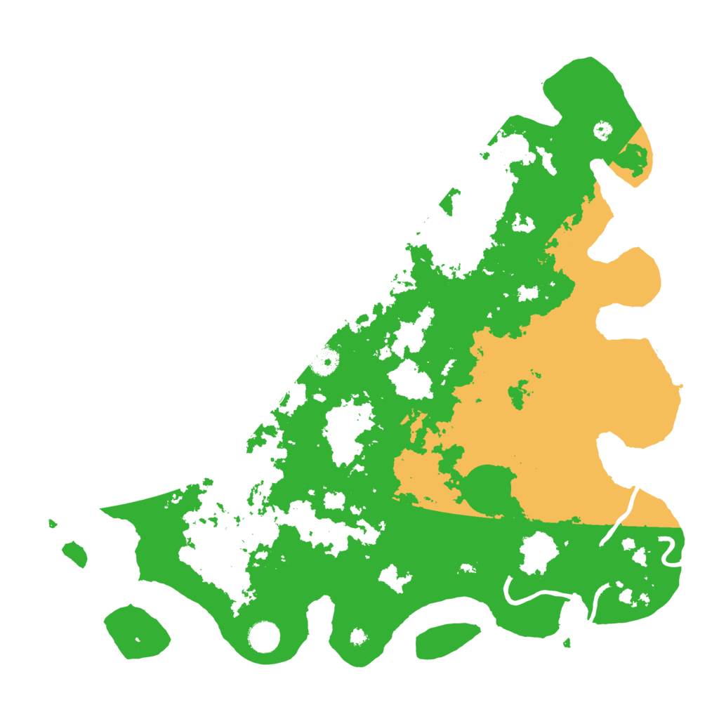 Biome Rust Map: Procedural Map, Size: 4000, Seed: 142424
