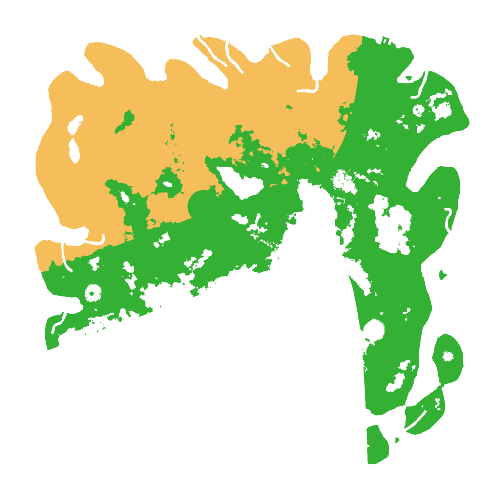 Biome Rust Map: Procedural Map, Size: 4400, Seed: 346366635