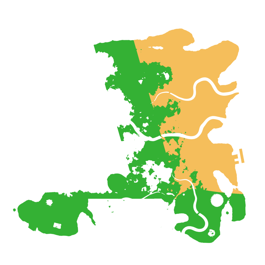 Biome Rust Map: Procedural Map, Size: 3750, Seed: 1016410263