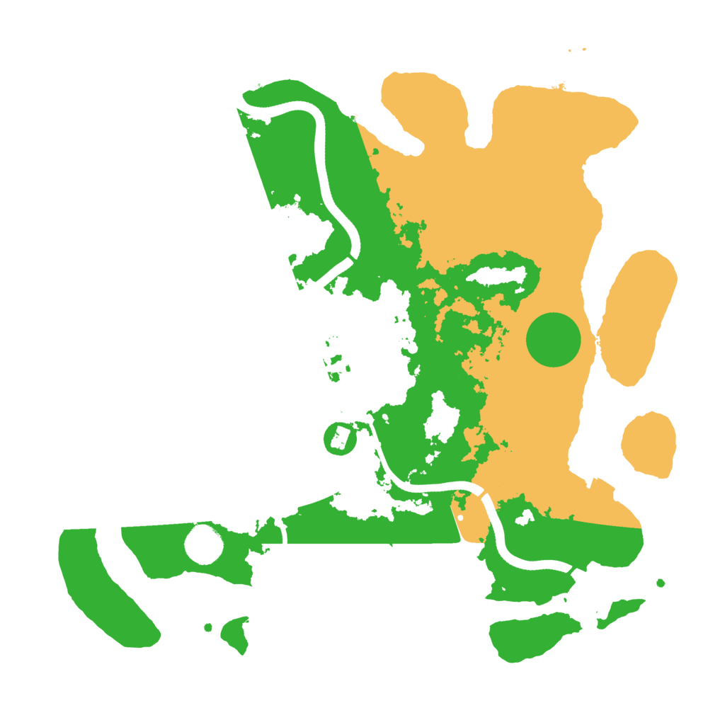 Biome Rust Map: Procedural Map, Size: 3500, Seed: 1957314629