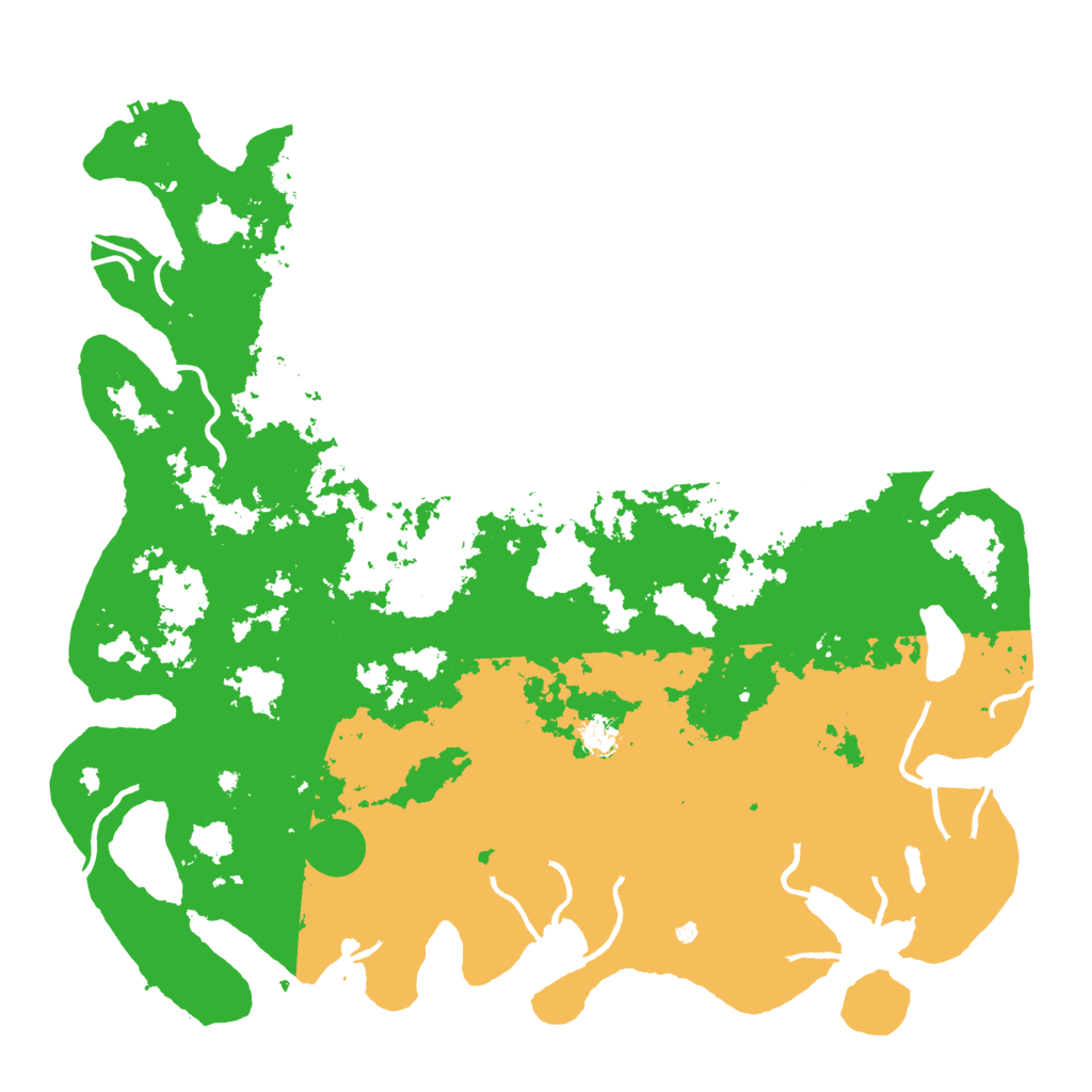 Biome Rust Map: Procedural Map, Size: 5000, Seed: 742201889
