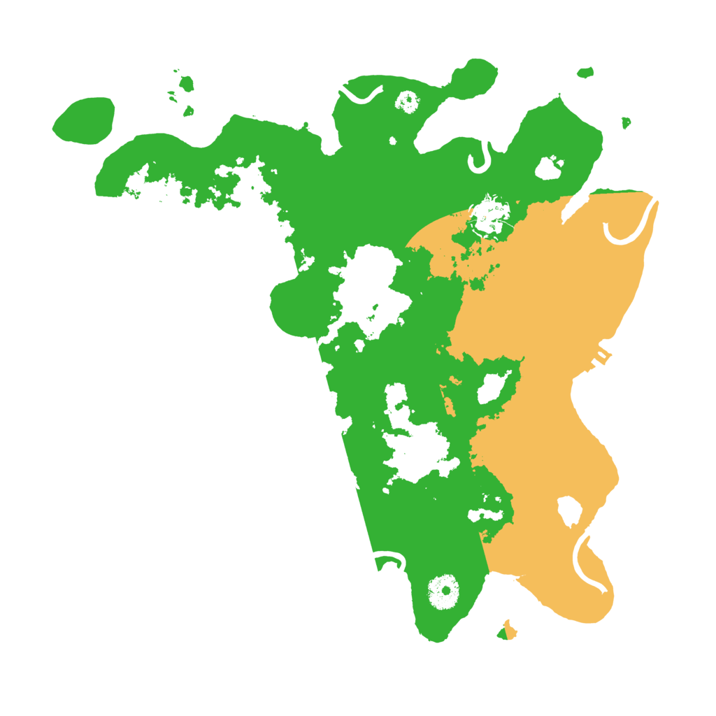 Biome Rust Map: Procedural Map, Size: 3250, Seed: 785642066