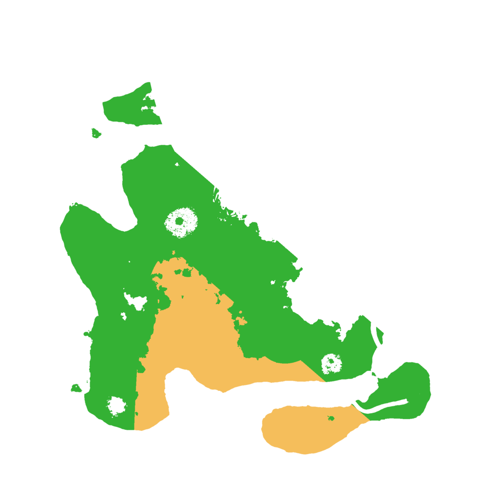 Biome Rust Map: Procedural Map, Size: 2500, Seed: 17530