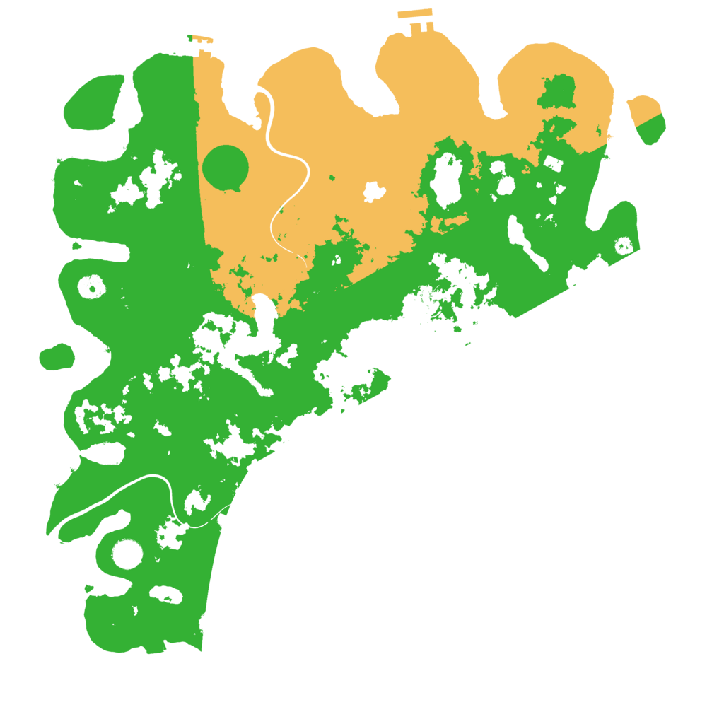 Biome Rust Map: Procedural Map, Size: 4250, Seed: 205845