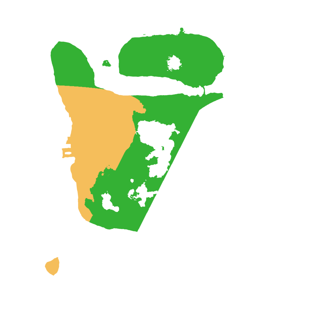 Biome Rust Map: Procedural Map, Size: 2000, Seed: 728262372