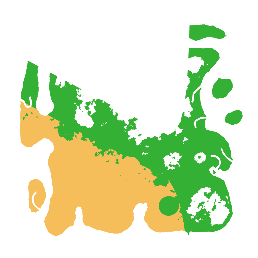 Biome Rust Map: Procedural Map, Size: 3500, Seed: 1576691547