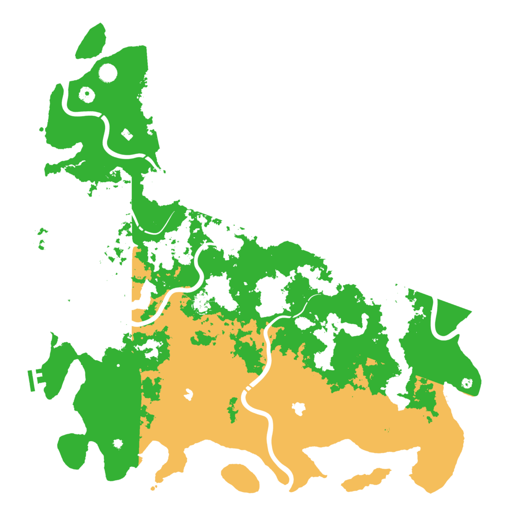 Biome Rust Map: Procedural Map, Size: 5000, Seed: 5430