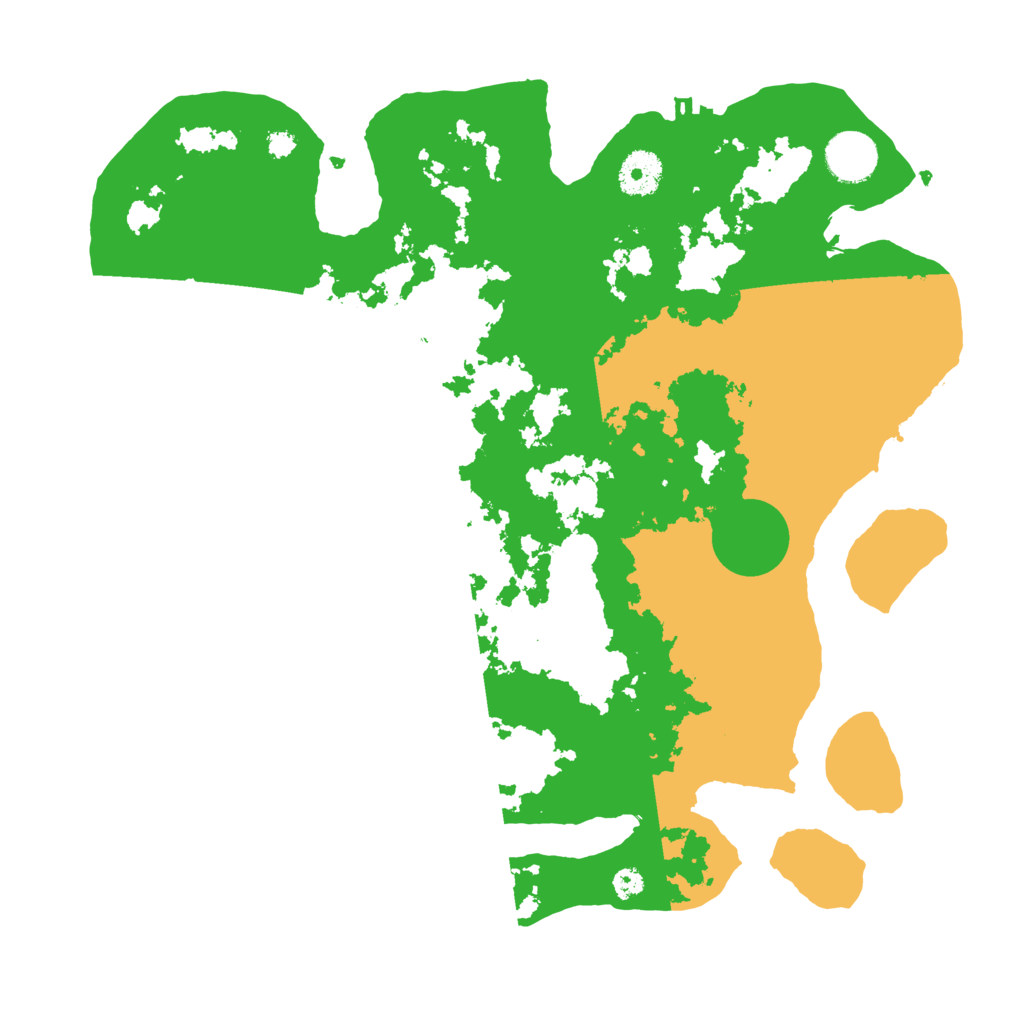 Biome Rust Map: Procedural Map, Size: 3500, Seed: 571826043