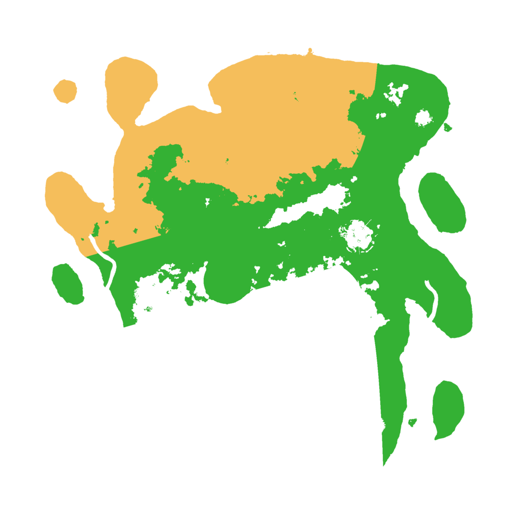 Biome Rust Map: Procedural Map, Size: 3000, Seed: 1298486036