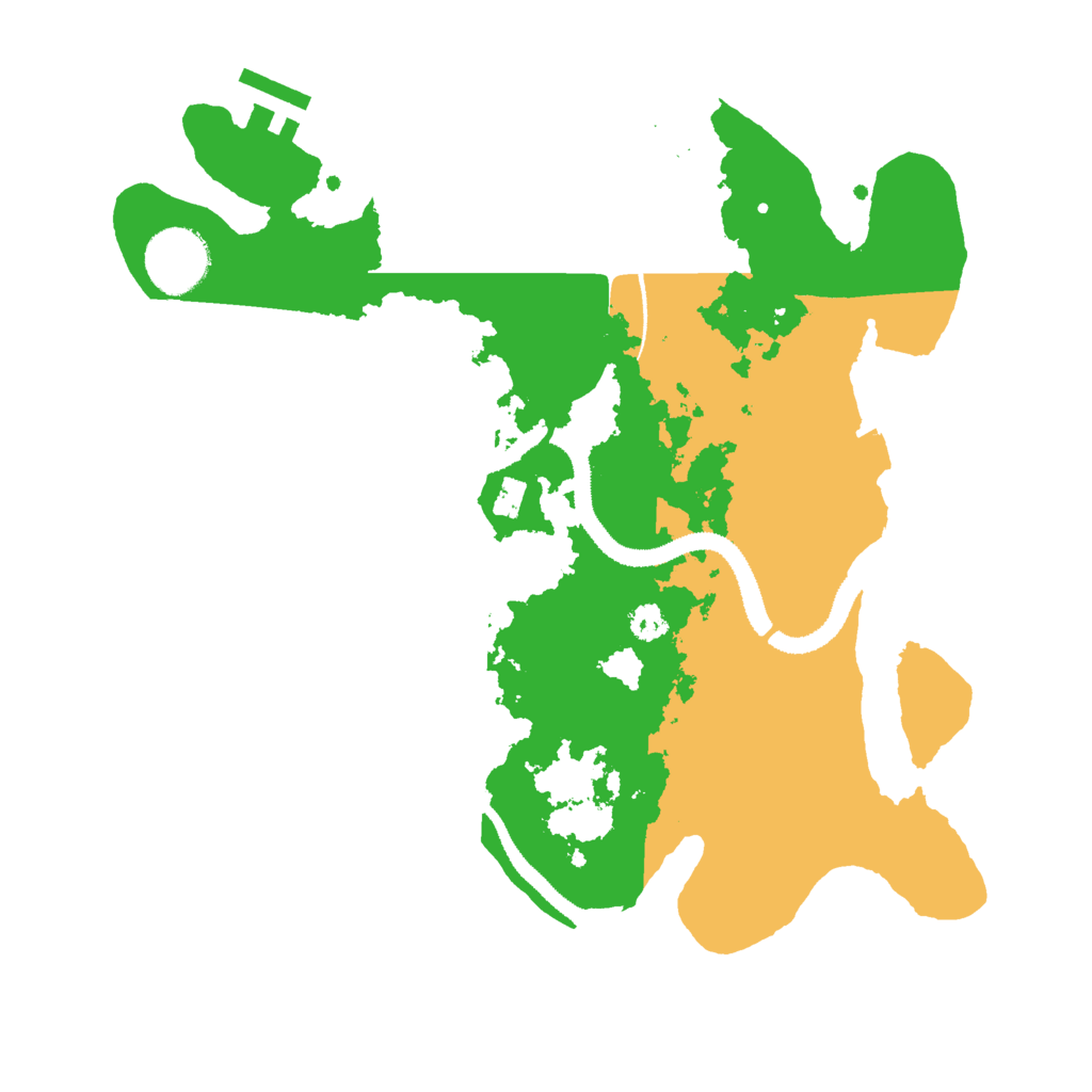 Biome Rust Map: Procedural Map, Size: 3000, Seed: 1362381555