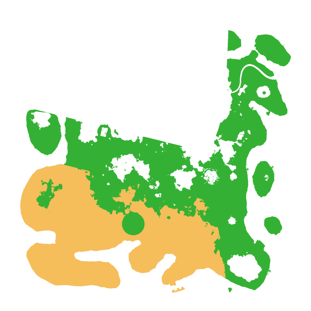 Biome Rust Map: Procedural Map, Size: 3650, Seed: 1326732918