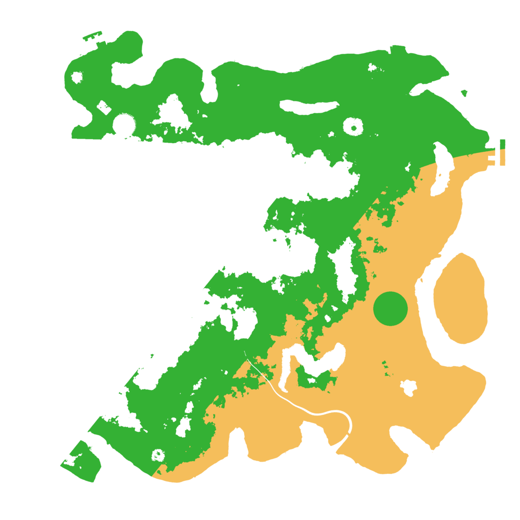 Biome Rust Map: Procedural Map, Size: 4000, Seed: 24979