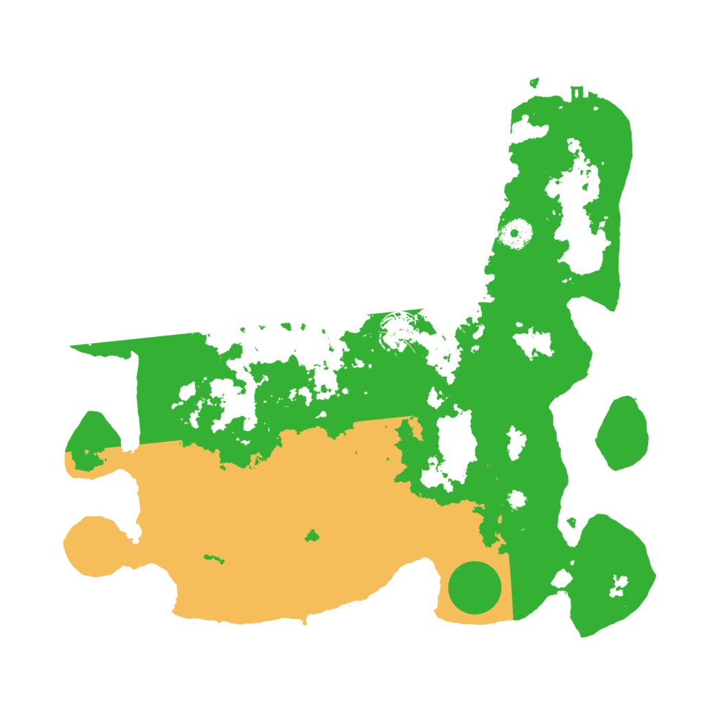 Biome Rust Map: Procedural Map, Size: 3500, Seed: 1204083431