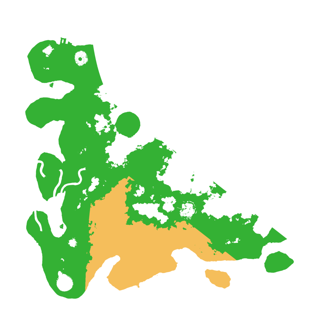Biome Rust Map: Procedural Map, Size: 3500, Seed: 2139996547