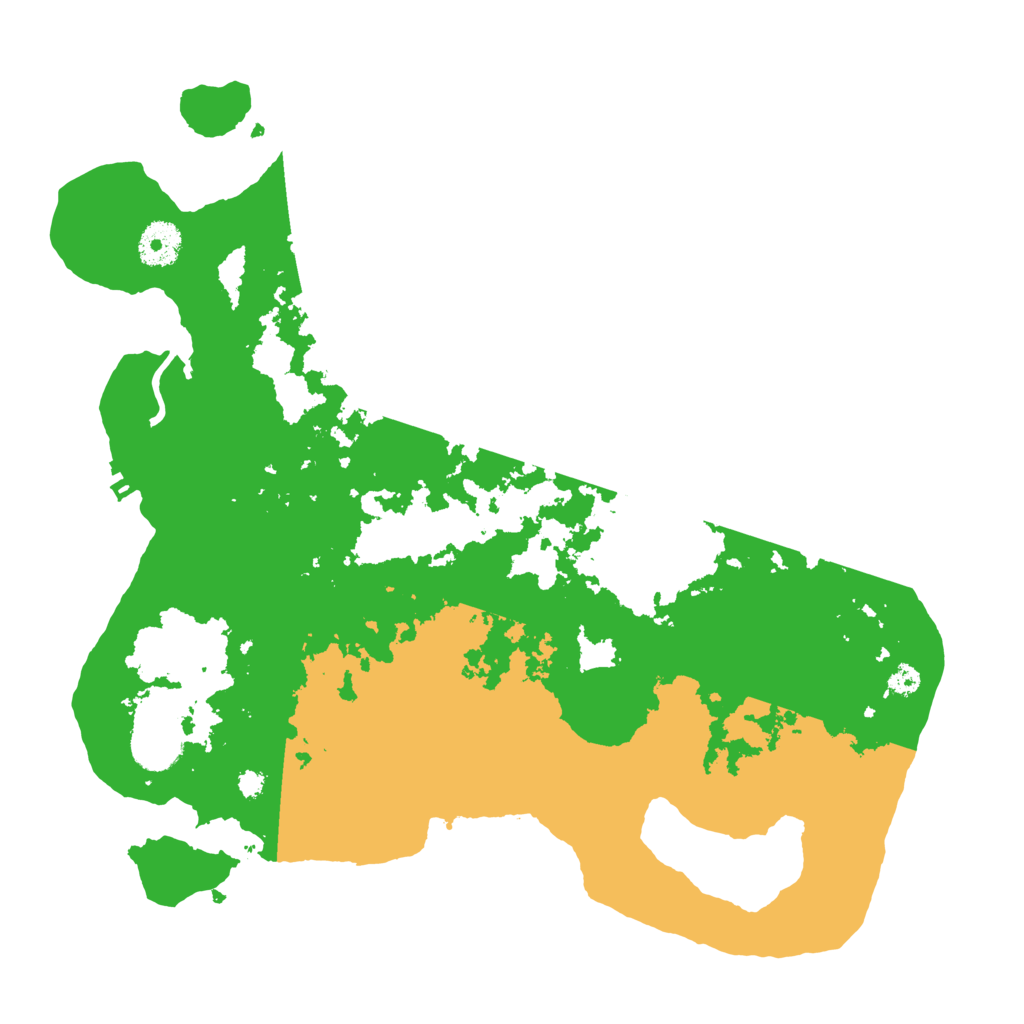 Biome Rust Map: Procedural Map, Size: 3500, Seed: 28257870