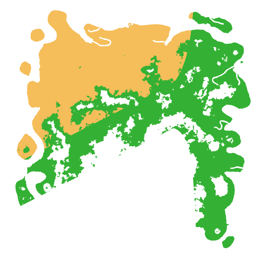 Biome Rust Map: Procedural Map, Size: 5000, Seed: 738590157