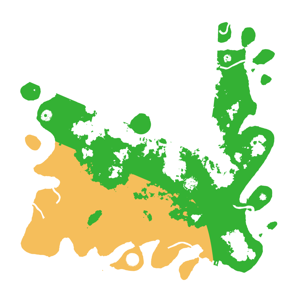 Biome Rust Map: Procedural Map, Size: 4000, Seed: 46411