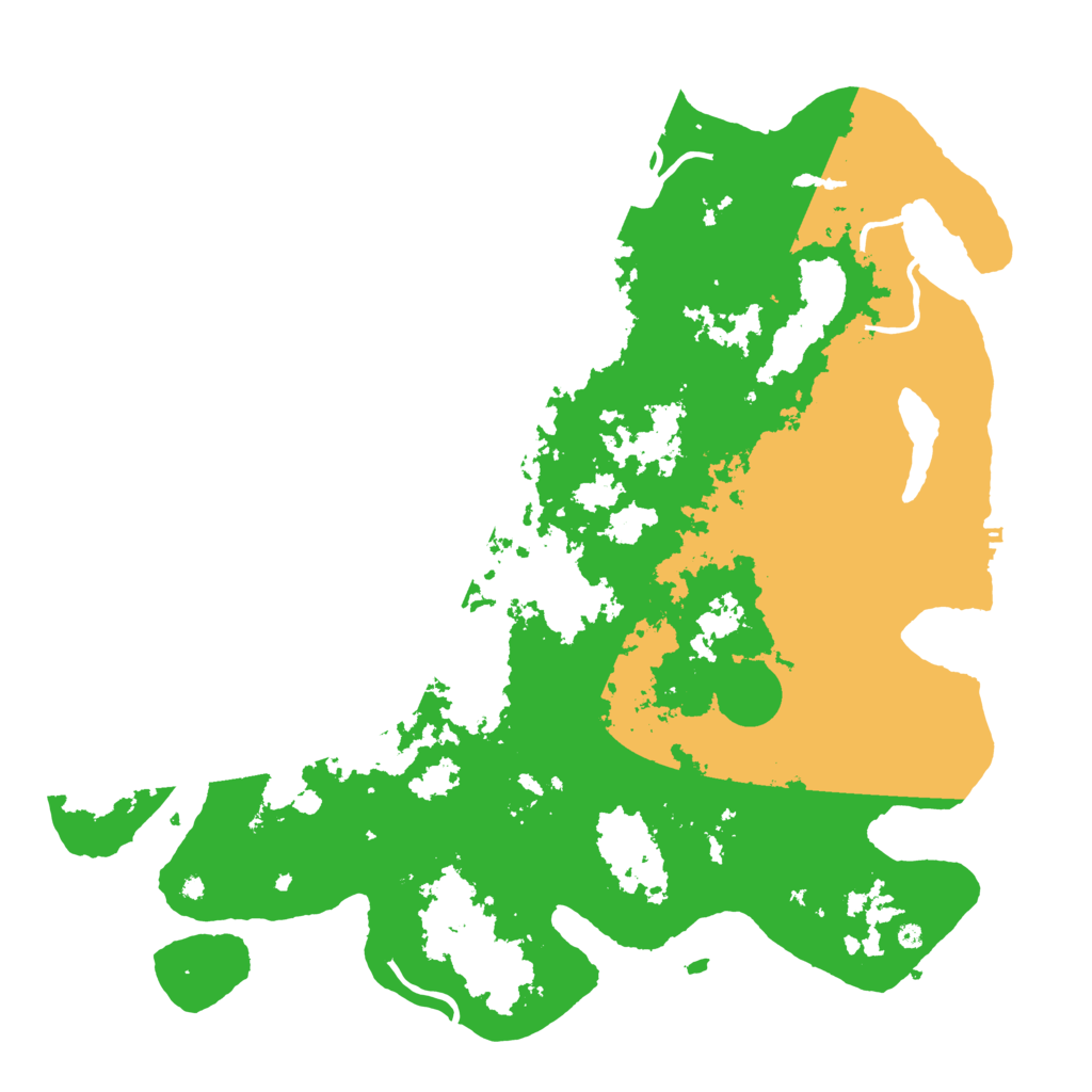 Biome Rust Map: Procedural Map, Size: 4500, Seed: 31616641