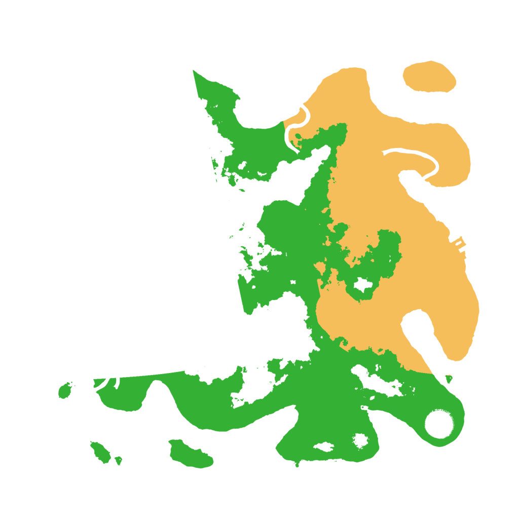 Biome Rust Map: Procedural Map, Size: 3200, Seed: 235364540