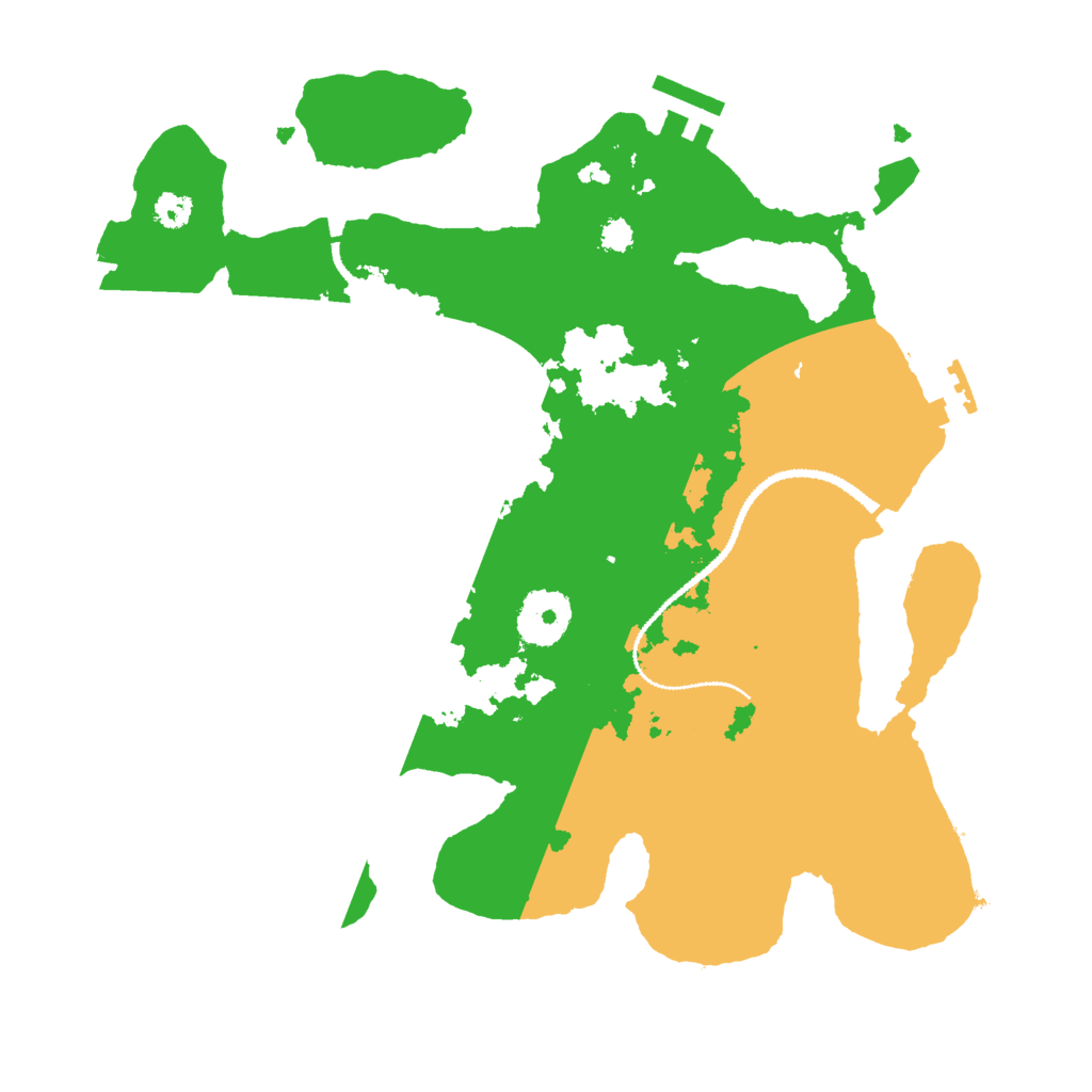 Biome Rust Map: Procedural Map, Size: 3000, Seed: 66