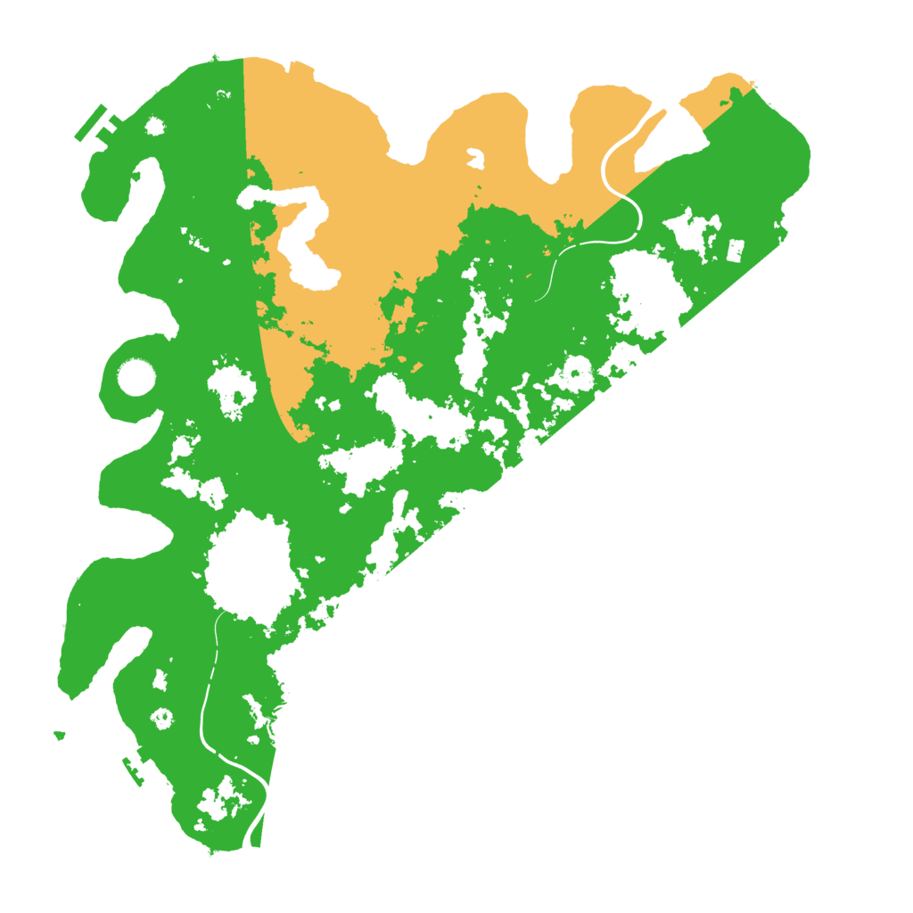 Biome Rust Map: Procedural Map, Size: 4300, Seed: 13