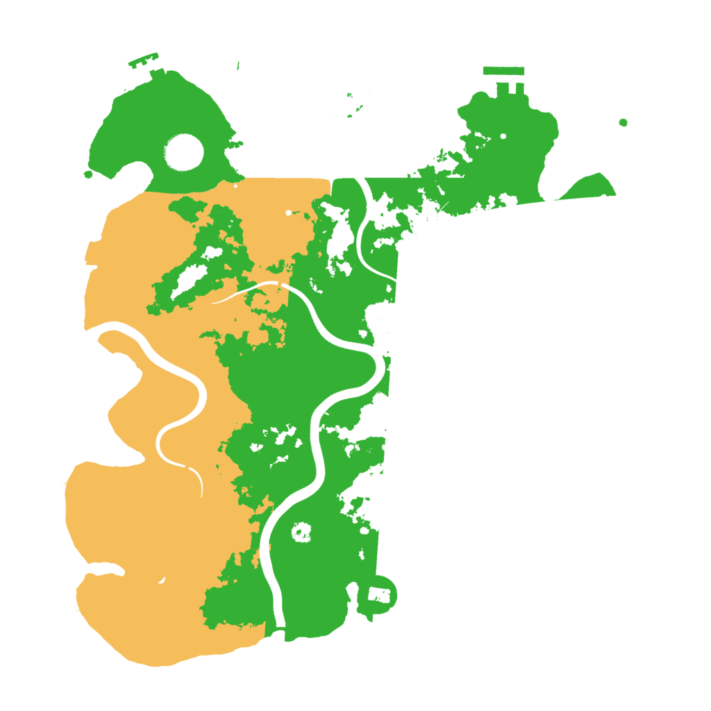 Biome Rust Map: Procedural Map, Size: 3500, Seed: 562892689