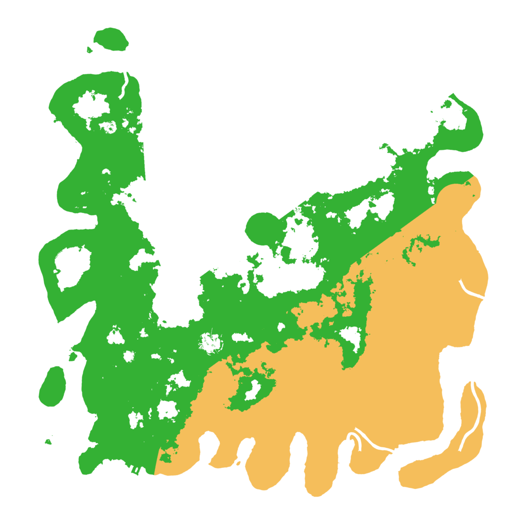 Biome Rust Map: Procedural Map, Size: 4250, Seed: 195225