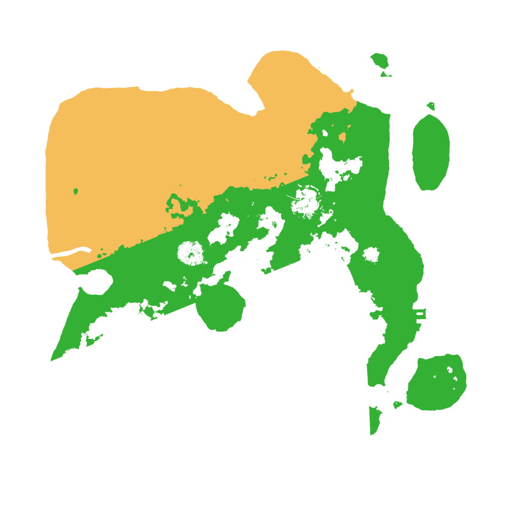 Biome Rust Map: Procedural Map, Size: 3000, Seed: 1514576302