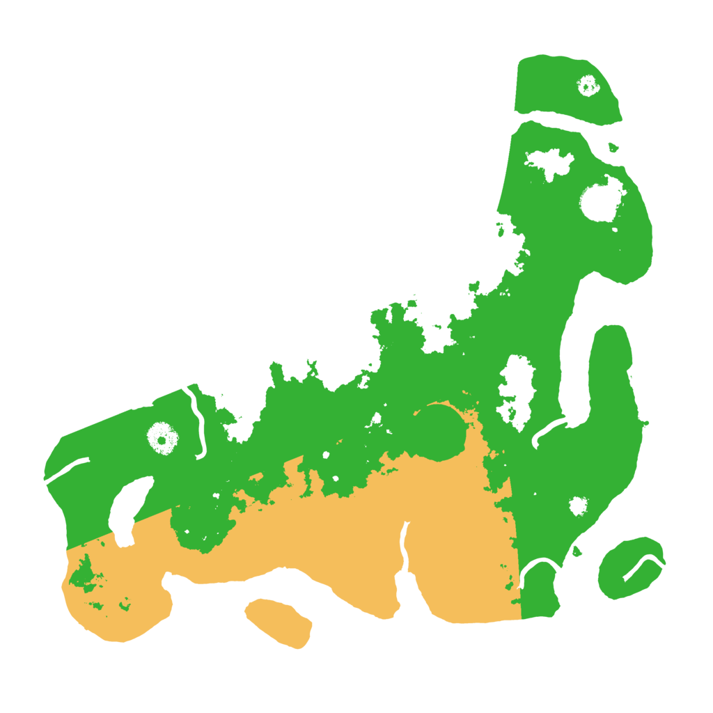 Biome Rust Map: Procedural Map, Size: 3500, Seed: 865128711