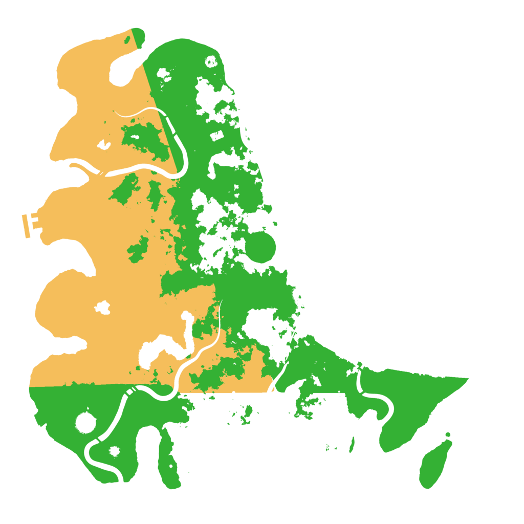 Biome Rust Map: Procedural Map, Size: 4500, Seed: 898590780