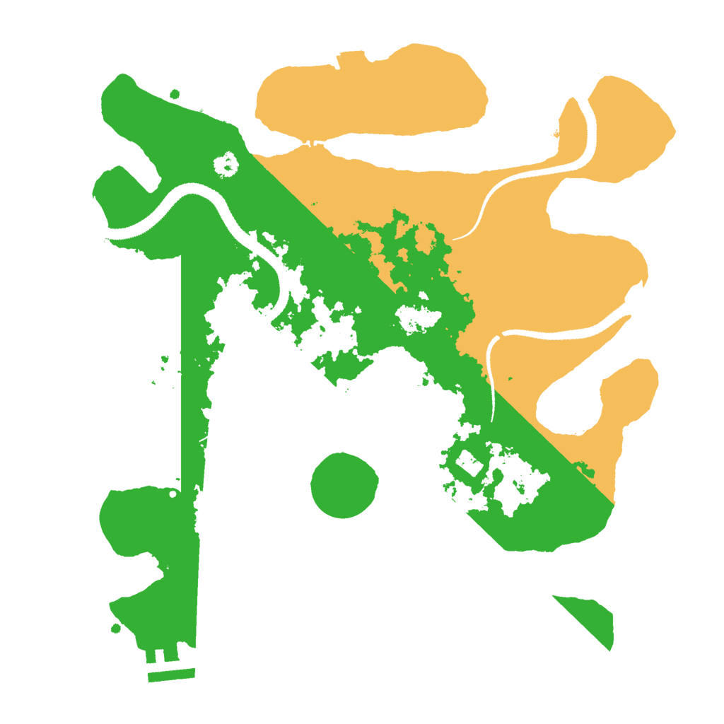 Biome Rust Map: Procedural Map, Size: 3000, Seed: 24965