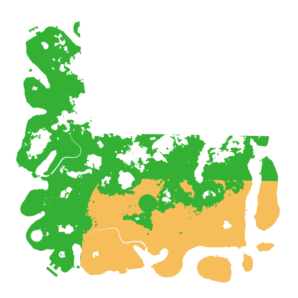 Biome Rust Map: Procedural Map, Size: 4500, Seed: 5247151