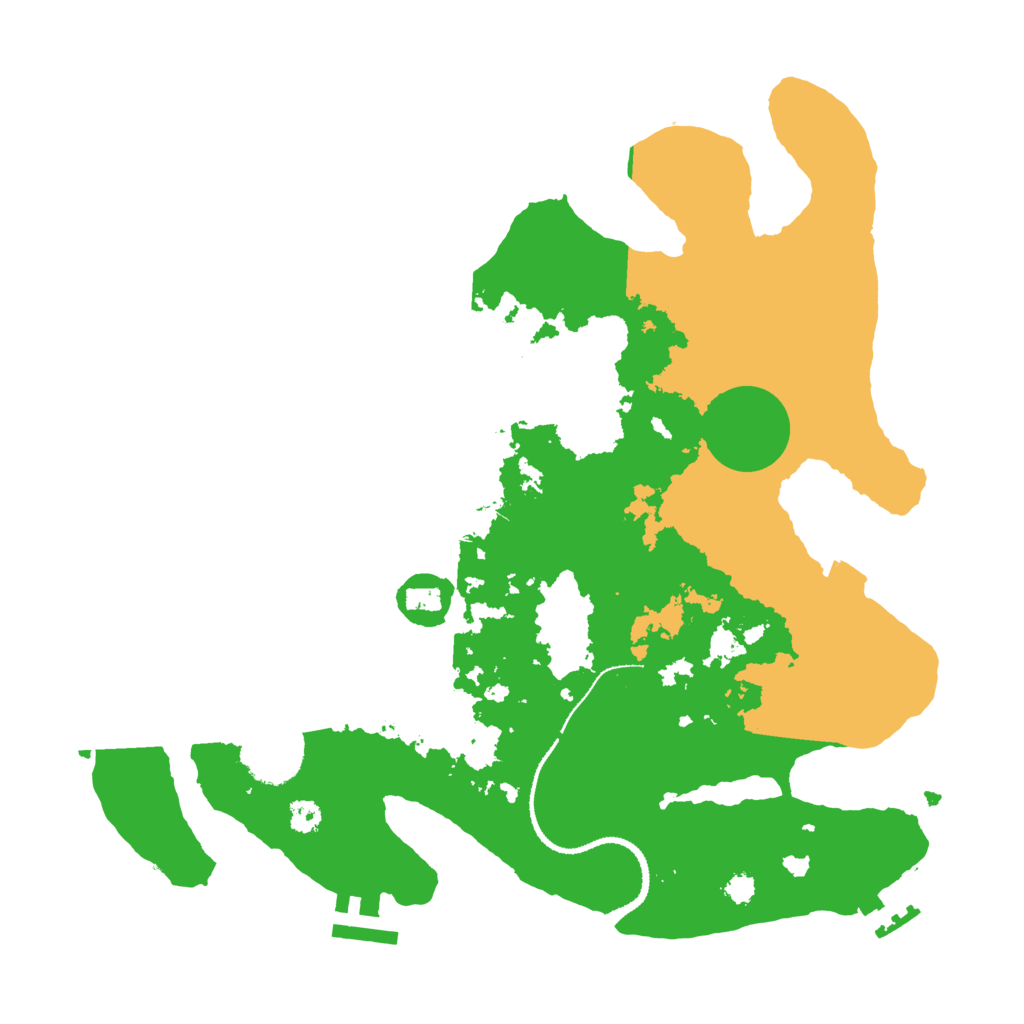 Biome Rust Map: Procedural Map, Size: 3150, Seed: 10880