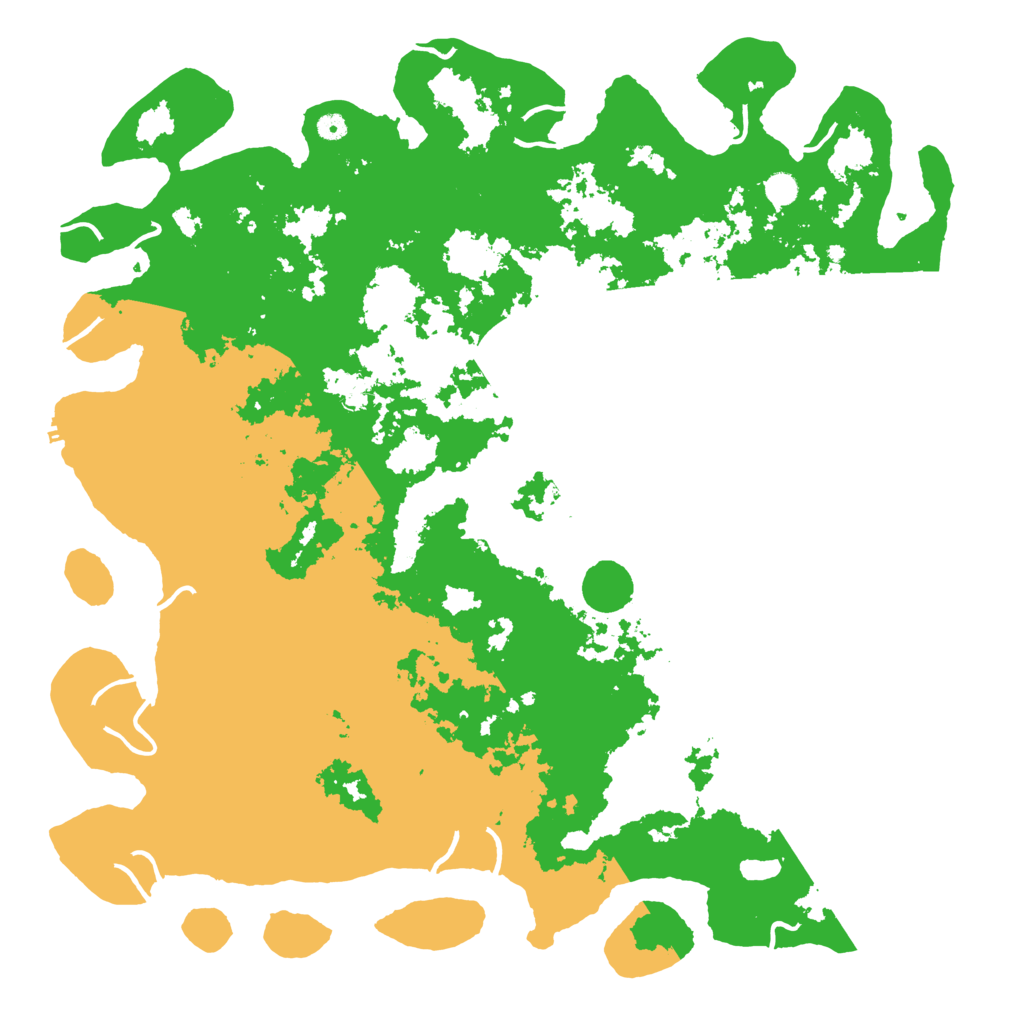 Biome Rust Map: Procedural Map, Size: 5500, Seed: 53