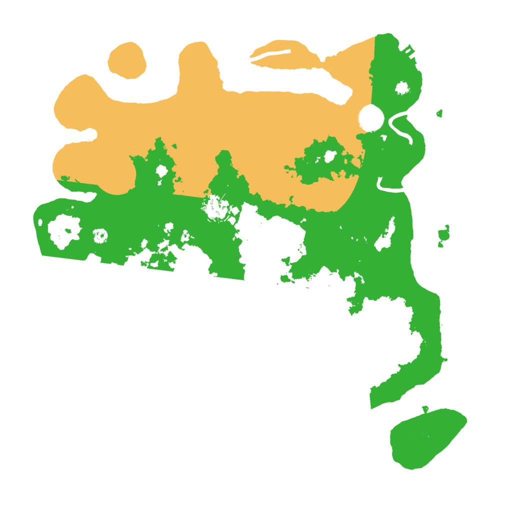 Biome Rust Map: Procedural Map, Size: 3500, Seed: 618715196